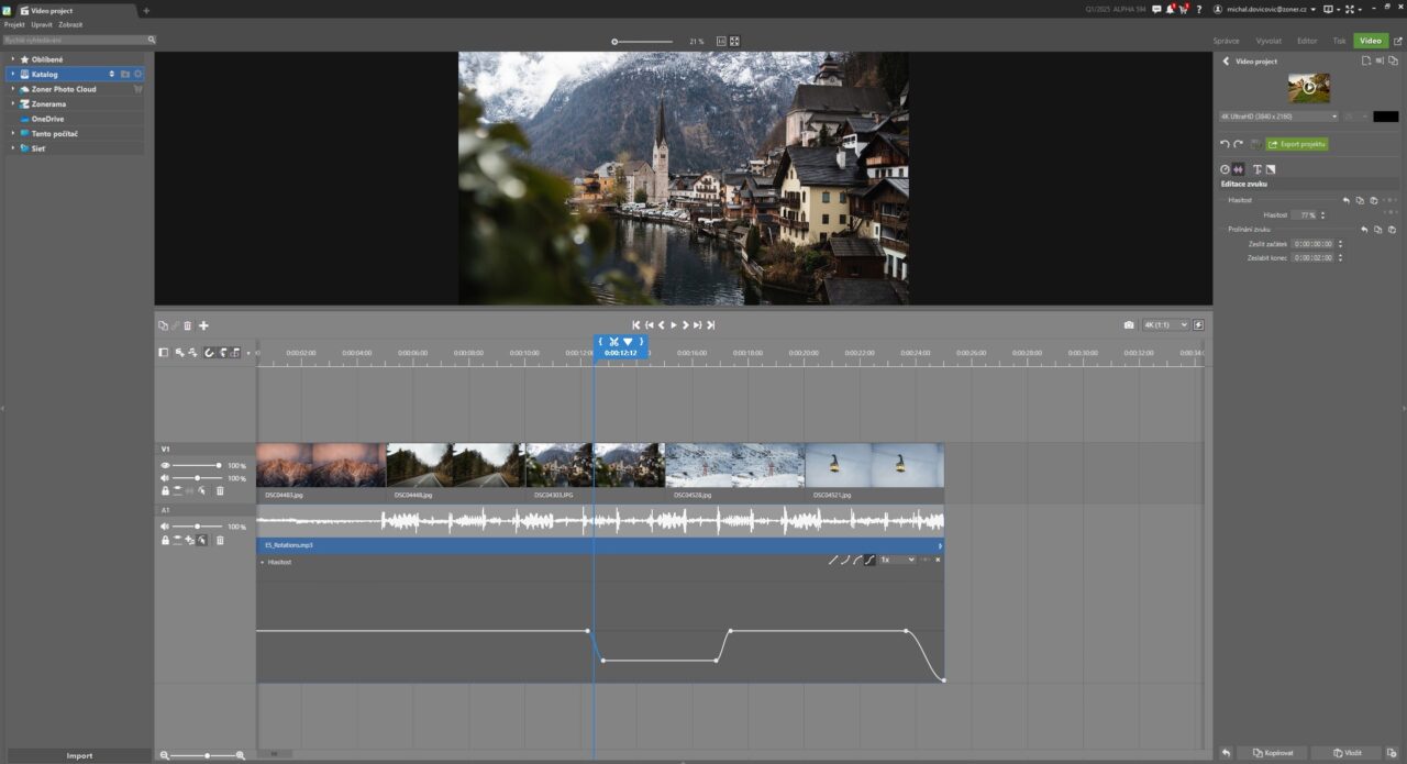 Jak na video, tvarování křivky