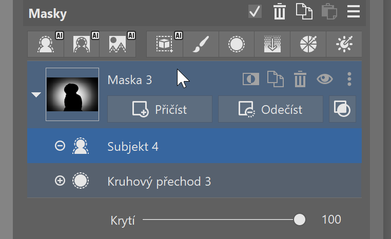AI masky v ZPS X: Lokální úpravy fotek rychleji a přesněji – přičíst a odečíst